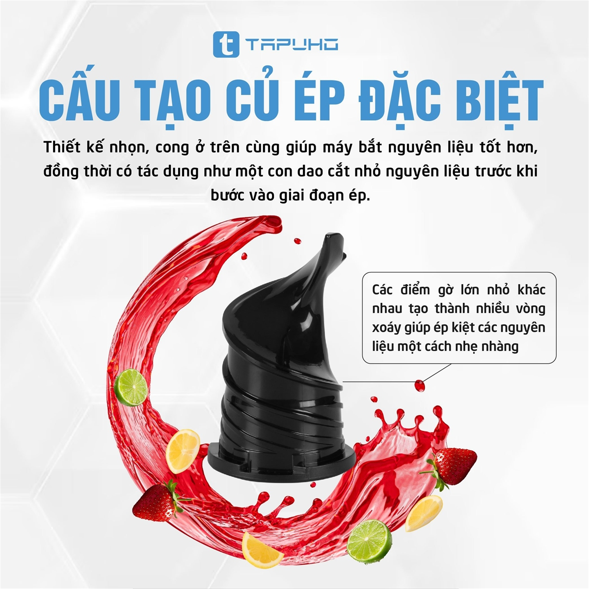 Máy ép chậm tốt nhất hiện nay TAPUHO TSJ66